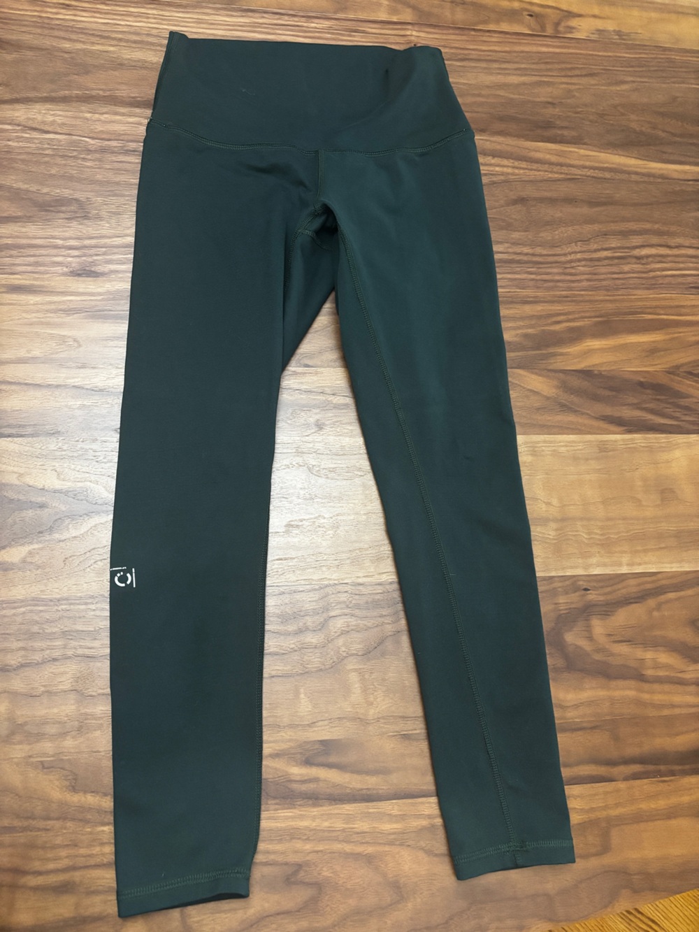 Fleo brushed 7/8 leggings size medium forest green